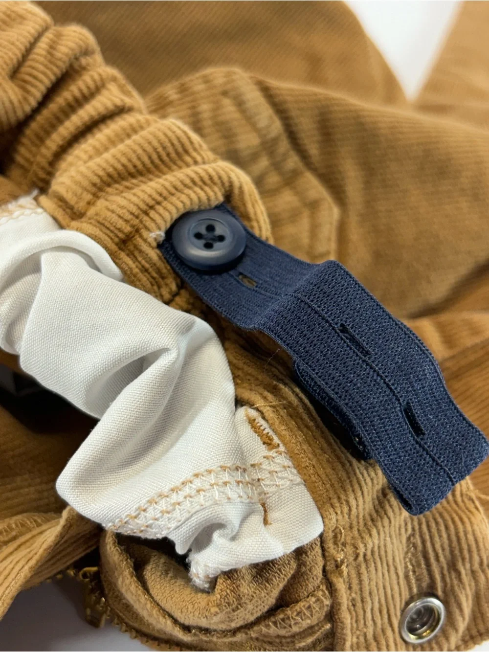 The Children's Place Boys Corduroy Pants Size 7 Brown Tan Adjustable Waist